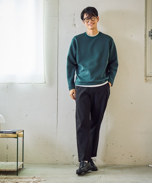 GLOBAL WORK（グローバルワーク）の「スゴラクストレッチリラックスパンツ/601340（その他パンツ・メンズ・ブラック系その他/チャコールグレー/ベージュ/ブラック/ダークブルー・SMALL/MEDIUM/X-LARGE/LARGE）」の8枚目の写真