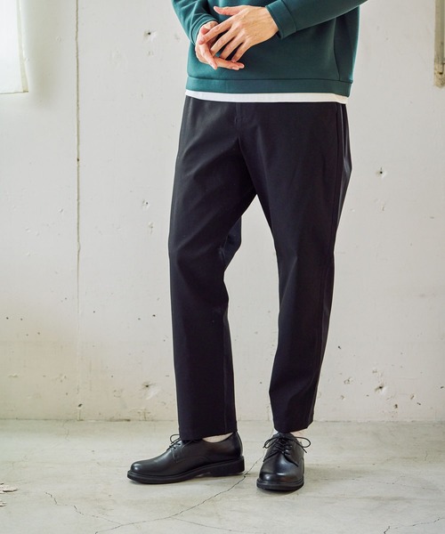 GLOBAL WORK（グローバルワーク）の「スゴラクストレッチリラックスパンツ/601340（その他パンツ・メンズ・ブラック系その他/チャコールグレー/ベージュ/ブラック/ダークブルー・SMALL/MEDIUM/X-LARGE/LARGE）」の10枚目の写真