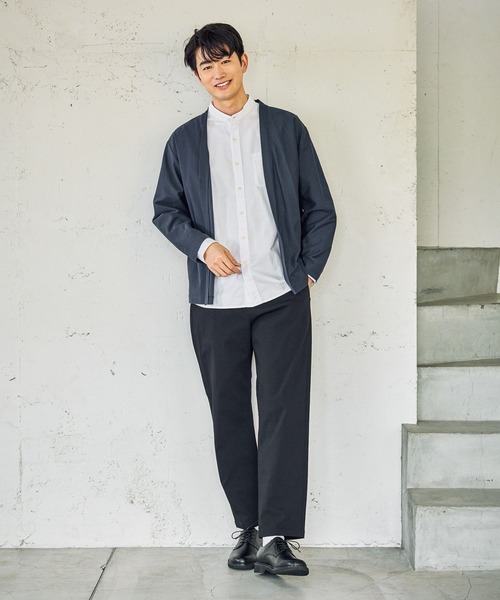 GLOBAL WORK（グローバルワーク）の「スゴラクストレッチリラックスパンツ/601340（その他パンツ・メンズ・ブラック系その他/チャコールグレー/ベージュ/ブラック/ダークブルー・SMALL/MEDIUM/X-LARGE/LARGE）」の12枚目の写真