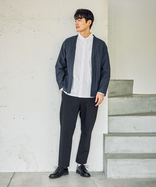 GLOBAL WORK（グローバルワーク）の「スゴラクストレッチリラックスパンツ/601340（その他パンツ・メンズ・ブラック系その他/チャコールグレー/ベージュ/ブラック/ダークブルー・SMALL/MEDIUM/X-LARGE/LARGE）」の13枚目の写真