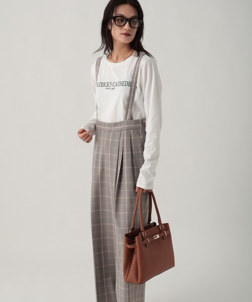 Elura（エルーラ）の「映えラクサロペット/634731（サロペット/オーバーオール・レディース・ネイビー/ライトグレー/チェック・FREE）」の17枚目の写真