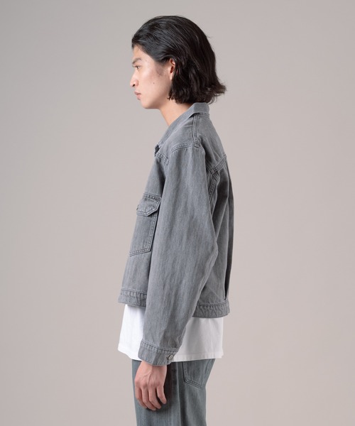 Levi's(リーバイス)の「Levi's/リーバイス BLUETAB(TM) TYPEⅠトラッカージャケット(デニムジャケット・メンズ・ブラック・S/M/L/XL)」の4枚目の写真