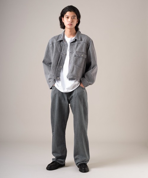 Levi's(リーバイス)の「Levi's/リーバイス BLUETAB(TM) TYPEⅠトラッカージャケット(デニムジャケット・メンズ・ブラック・S/M/L/XL)」の6枚目の写真