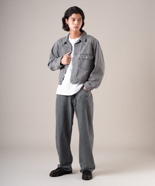 Levi's(リーバイス)の「Levi's/リーバイス BLUETAB(TM) TYPEⅠトラッカージャケット(デニムジャケット・メンズ・ブラック・S/M/L/XL)」の8枚目の写真