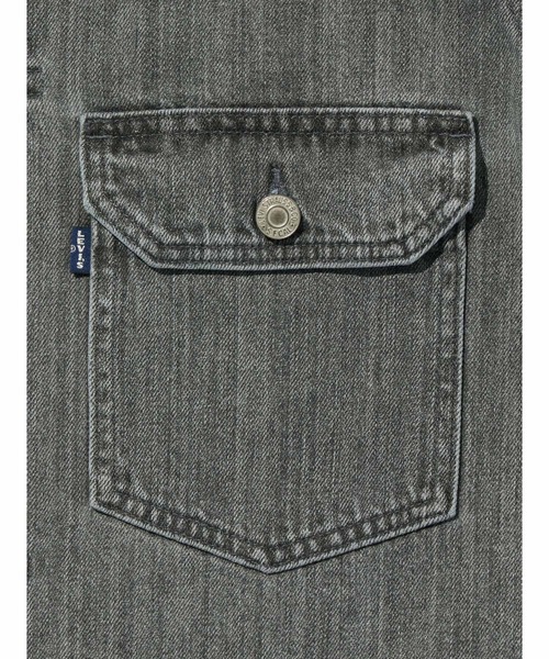 Levi's(リーバイス)の「Levi's/リーバイス BLUETAB(TM) TYPEⅠトラッカージャケット(デニムジャケット・メンズ・ブラック・S/M/L/XL)」の14枚目の写真