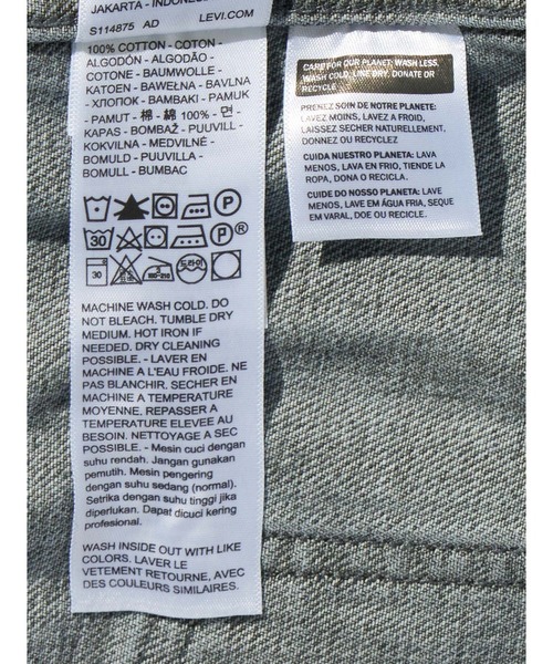 Levi's(リーバイス)の「Levi's/リーバイス BLUETAB(TM) TYPEⅠトラッカージャケット(デニムジャケット・メンズ・ブラック・S/M/L/XL)」の15枚目の写真