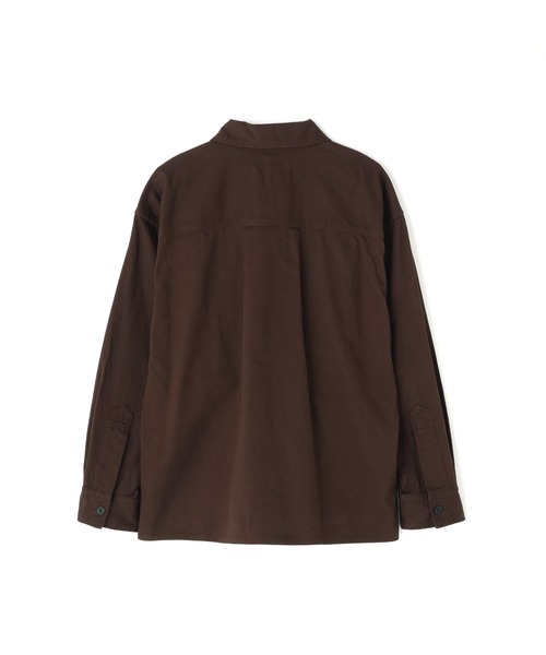 MHL.（エムエイチエル）の「WORK COTTON DRILL SHIRT（シャツ/ブラウス・メンズ・グレー系その他7/ブラウン系その他2・LARGE/MEDIUM）」の10枚目の写真