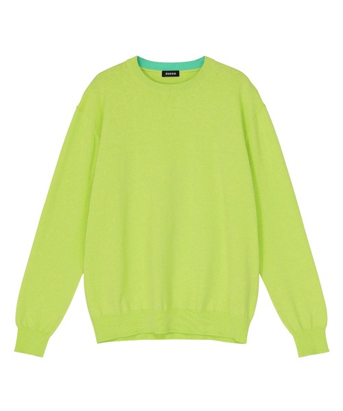 ZUCCa(ズッカ)の「COTTON CASHMERE KNIT / P(ニット/セーター・レディース・グレー/ブラック/ライトグリーン・M size/X-LARGE)」の3枚目の写真