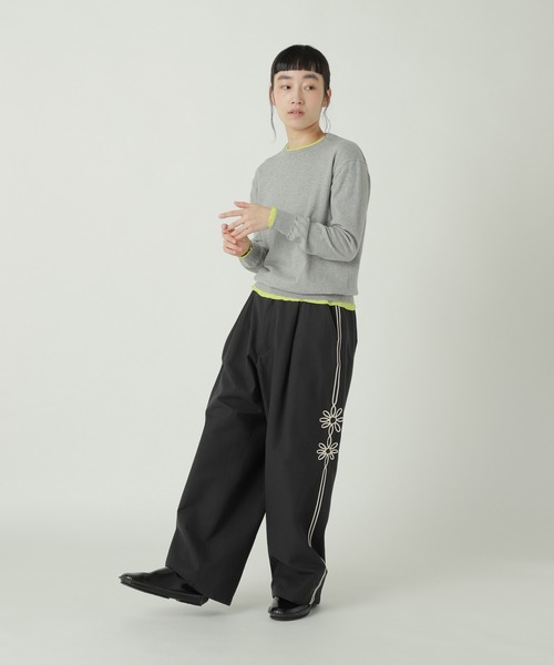 ZUCCa(ズッカ)の「COTTON CASHMERE KNIT / P(ニット/セーター・レディース・グレー/ブラック/ライトグリーン・M size/X-LARGE)」の7枚目の写真
