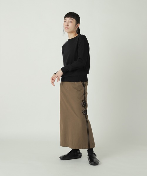 ZUCCa(ズッカ)の「COTTON CASHMERE KNIT / P(ニット/セーター・レディース・グレー/ブラック/ライトグリーン・M size/X-LARGE)」の5枚目の写真
