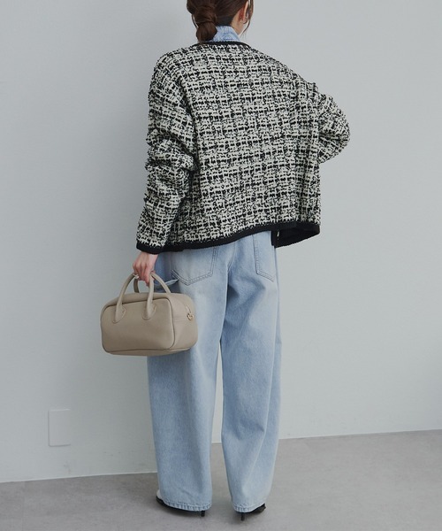 PUAL CE CIN（ピュアルセシン）の「セルビッチデニムワークパンツ（デニムパンツ・レディース・インディゴブルー/ブルー/グレー・FREE）」の12枚目の写真