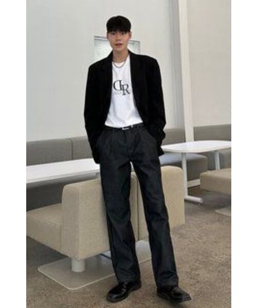 DECOROSO（デコローゾ）の「クールコットンビッグロゴ半袖Tシャツ[ホワイト]（Tシャツ/カットソー・メンズ・その他・01/02）」の7枚目の写真