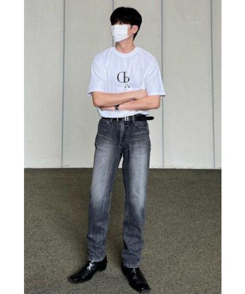 DECOROSO（デコローゾ）の「クールコットンビッグロゴ半袖Tシャツ[ホワイト]（Tシャツ/カットソー・メンズ・その他・01/02）」の4枚目の写真