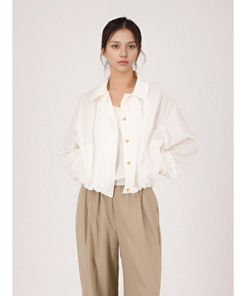 ACUD(アクド)の「Light String Shirt _White(シャツ/ブラウス・レディース・ホワイト・FREE)」の4枚目の写真