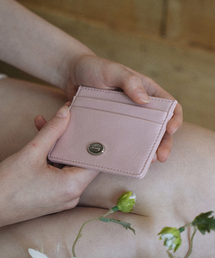 LAMINEZ（ラミネズ）の「ヴィンテージクラックカードウォレット - ピンク（札入れ/マネークリップ）」