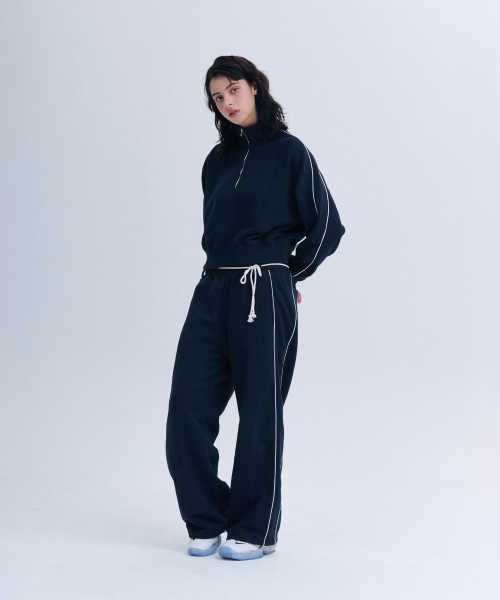 NINEZ（ナインゼット）の「パイピングハーフジップスウェットシャツ (2色)（その他トップス・レディース・その他・S/M）」の13枚目の写真