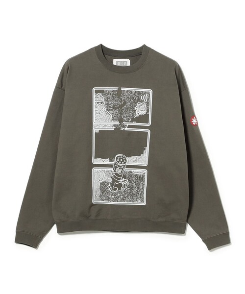 C.E（シーイー）の「C.E / MD Clean Room LIGHT BIG CREW NECK（スウェット・メンズ・チャコールグレー・L/M/XL）」の2枚目の写真