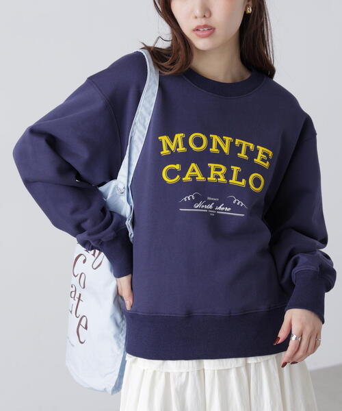 FREE'S MART（フリーズマート）の「◆フロッキーロゴ刺繍スウェット（スウェット・レディース・グレー/ホワイト/ピンク/ネイビー・FREE）」の9枚目の写真