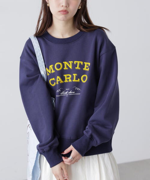 FREE'S MART（フリーズマート）の「◆フロッキーロゴ刺繍スウェット（スウェット・レディース・グレー/ホワイト/ピンク/ネイビー・FREE）」の10枚目の写真