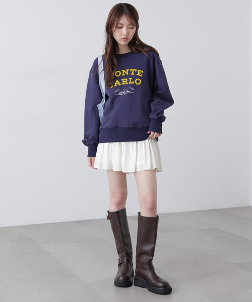 FREE'S MART（フリーズマート）の「◆フロッキーロゴ刺繍スウェット（スウェット・レディース・グレー/ホワイト/ピンク/ネイビー・FREE）」の13枚目の写真