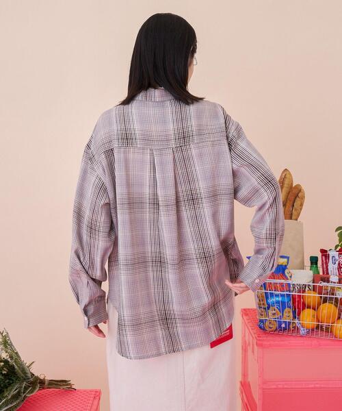 PENNEYS(ぺニーズ)の「【PENNEY'S】ワークシャツ(シャツ/ブラウス・レディース・チェック/ライトインディゴブルー・FREE)」の6枚目の写真