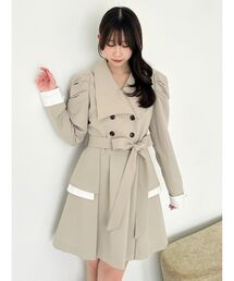 dazzlin | ビッグカラートレンチミニワンピース(ワンピース)