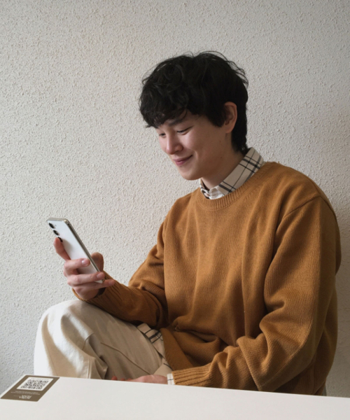 POLYGRAM（ポリグラム）の「コンフォートヘラシラウンドニット - 7COLOR（ニット/セーター・レディース・ブルー/ブラック/アイボリー/グリーン/キャメル/ネイビー/ラベンダー・FREE）」の21枚目の写真