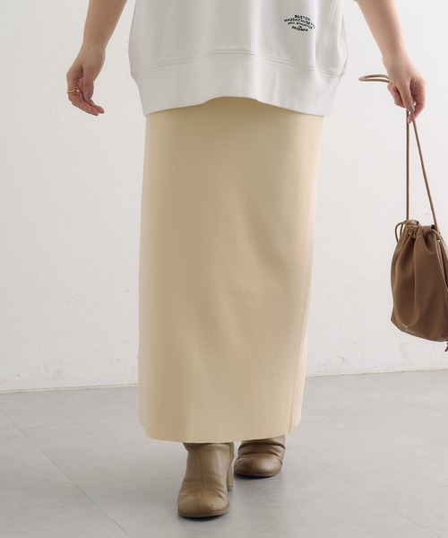 PUAL CE CIN（ピュアルセシン）の「【Du noir】ナロースカート（スカート・レディース・ブルー/ブラック/アイボリー/ピンク・SMALL/MEDIUM）」の6枚目の写真