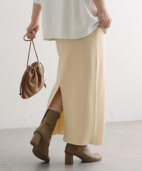 PUAL CE CIN（ピュアルセシン）の「【Du noir】ナロースカート（スカート・レディース・ブルー/ブラック/アイボリー/ピンク・SMALL/MEDIUM）」の7枚目の写真