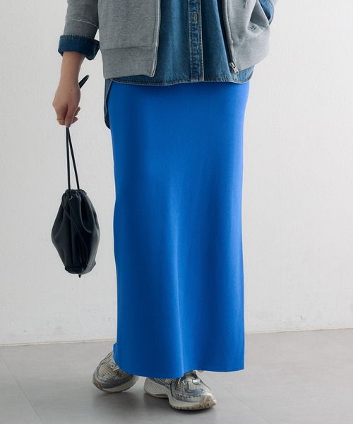 PUAL CE CIN（ピュアルセシン）の「【Du noir】ナロースカート（スカート・レディース・ブルー/ブラック/アイボリー/ピンク・SMALL/MEDIUM）」の17枚目の写真