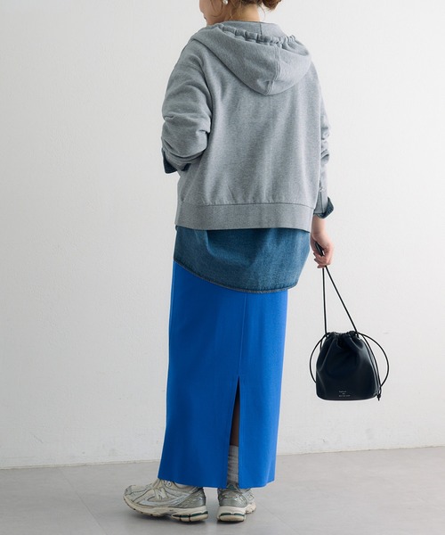 PUAL CE CIN（ピュアルセシン）の「【Du noir】ナロースカート（スカート・レディース・ブルー/ブラック/アイボリー/ピンク・SMALL/MEDIUM）」の22枚目の写真