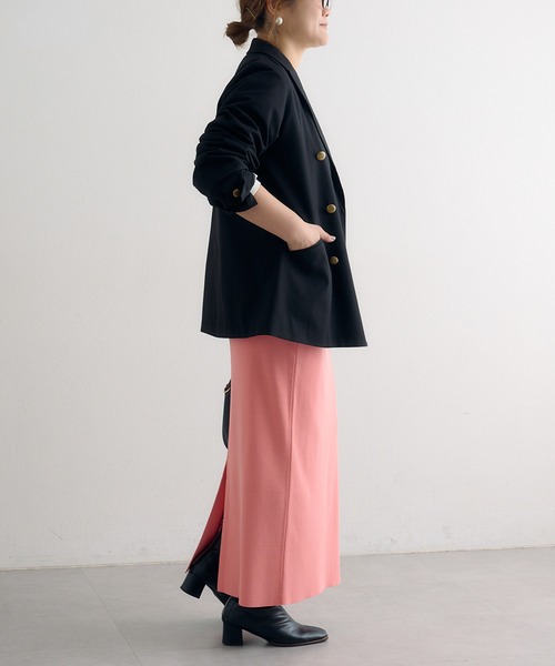 PUAL CE CIN（ピュアルセシン）の「【Du noir】ナロースカート（スカート・レディース・ブルー/ブラック/アイボリー/ピンク・SMALL/MEDIUM）」の15枚目の写真