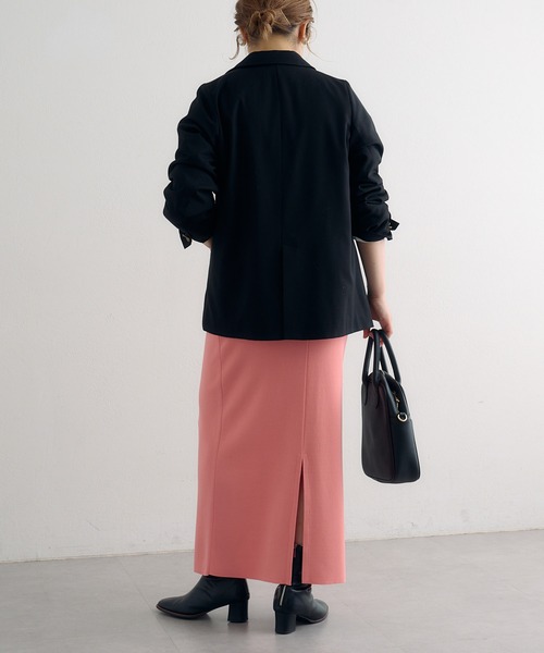 PUAL CE CIN（ピュアルセシン）の「【Du noir】ナロースカート（スカート・レディース・ブルー/ブラック/アイボリー/ピンク・SMALL/MEDIUM）」の16枚目の写真