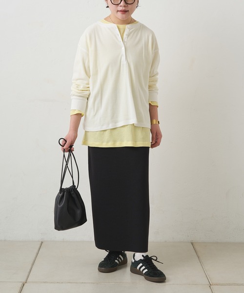 PUAL CE CIN（ピュアルセシン）の「【Du noir】ナロースカート（スカート・レディース・ブルー/ブラック/アイボリー/ピンク・SMALL/MEDIUM）」の13枚目の写真
