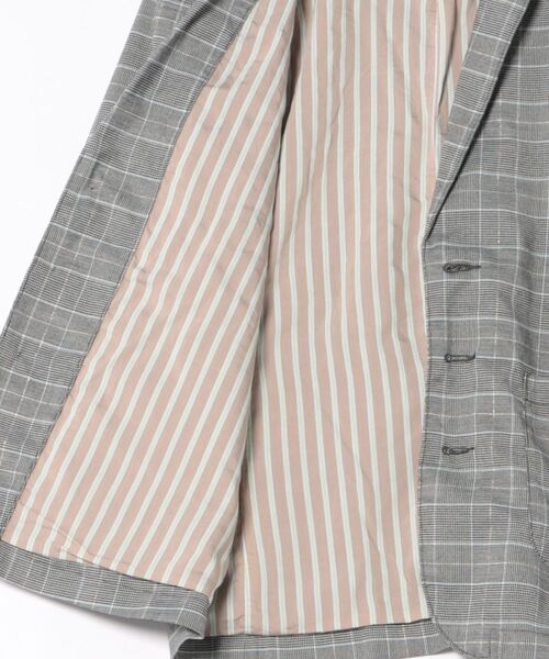 GO TO HOLLYWOOD(ゴートゥーハリウッド)の「Sparkle Glencheck Jacket(テーラードジャケット・レディース・グレー・L/M)」の4枚目の写真