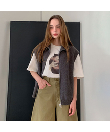 VASCARA（バスカラ）の「Two-Way Zip-Up Knit Vest (3colors)（ベスト）」