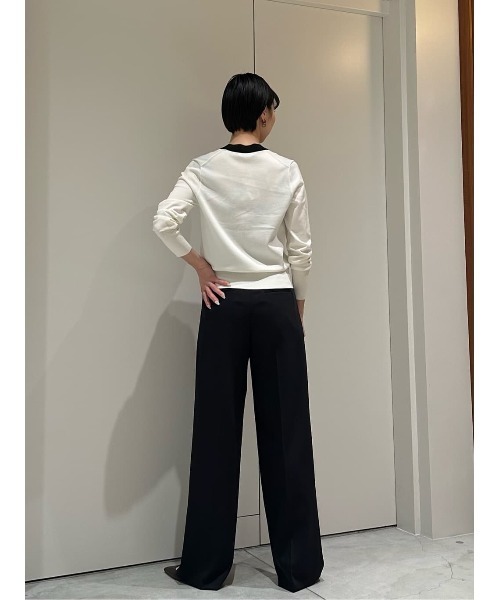 ESTNATION(エストネーション)の「ESTNATION / バイカラーVネックカーディガン(ニット/セーター・レディース・ダークネイビー/ライトホワイト/イエロー系その他・FREE)」の16枚目の写真
