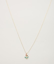 Zoule（ゾーラ）の「Zoule ゾーラ：FLOWER LETTER SERIES　jewel flower letter１　花言葉　チューリップ　スズラン　ネックレス（ネックレス）」