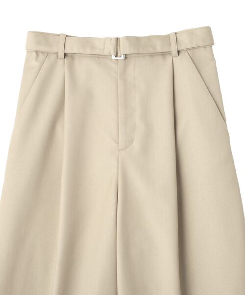 YECCA VECCA（イェッカヴェッカ）の「ベルト付きカーヴィーパンツ（その他パンツ・レディース・ベージュ/ネイビー/グレー・S/M）」の9枚目の写真