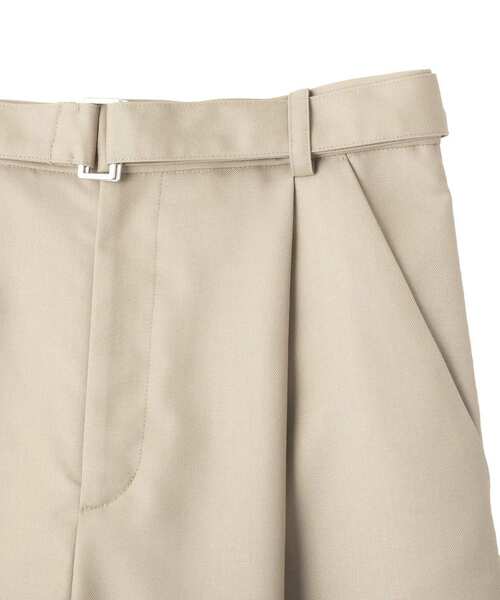 YECCA VECCA（イェッカヴェッカ）の「ベルト付きカーヴィーパンツ（その他パンツ・レディース・ベージュ/ネイビー/グレー・S/M）」の10枚目の写真