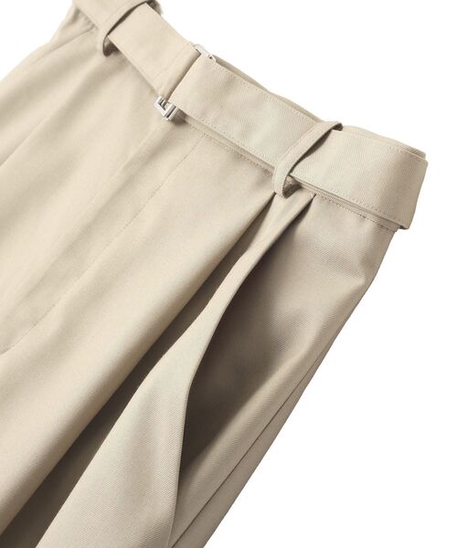 YECCA VECCA（イェッカヴェッカ）の「ベルト付きカーヴィーパンツ（その他パンツ・レディース・ベージュ/ネイビー/グレー・S/M）」の12枚目の写真