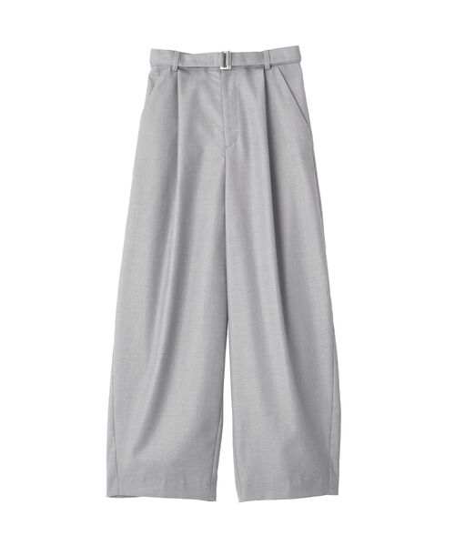 YECCA VECCA（イェッカヴェッカ）の「ベルト付きカーヴィーパンツ（その他パンツ・レディース・ベージュ/ネイビー/グレー・S/M）」の18枚目の写真