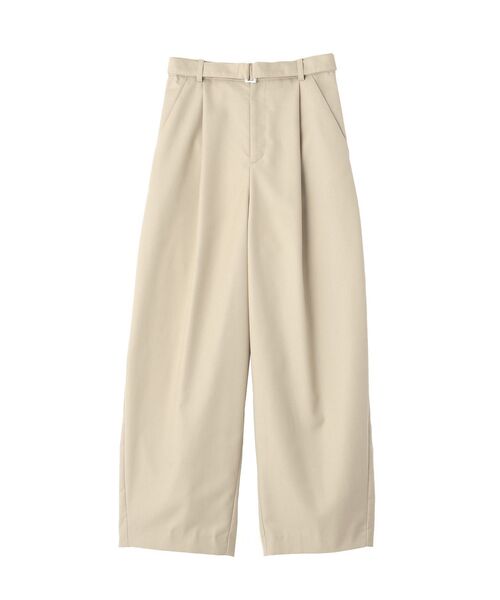 YECCA VECCA（イェッカヴェッカ）の「ベルト付きカーヴィーパンツ（その他パンツ・レディース・ベージュ/ネイビー/グレー・S/M）」の19枚目の写真
