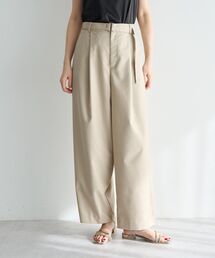 YECCA VECCA | ベルト付きカーヴィーパンツ(その他パンツ)