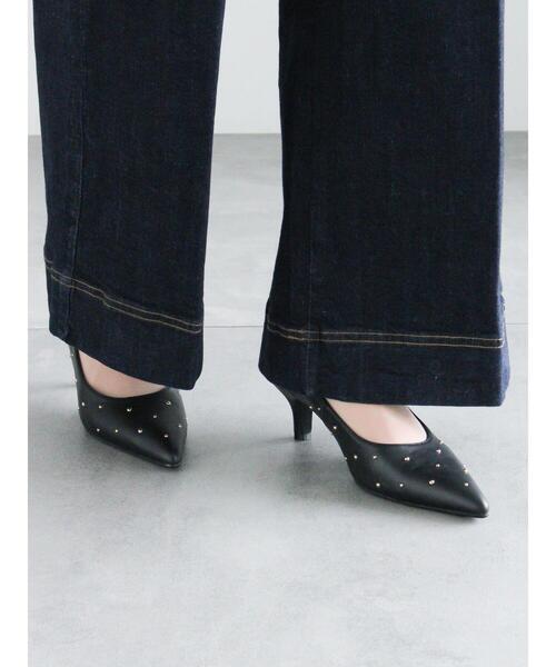 Te chichi(テチチ)の「ドットパンプス(パンプス・レディース・チャコールグレー/ブラック・38/37)」の1枚目の写真