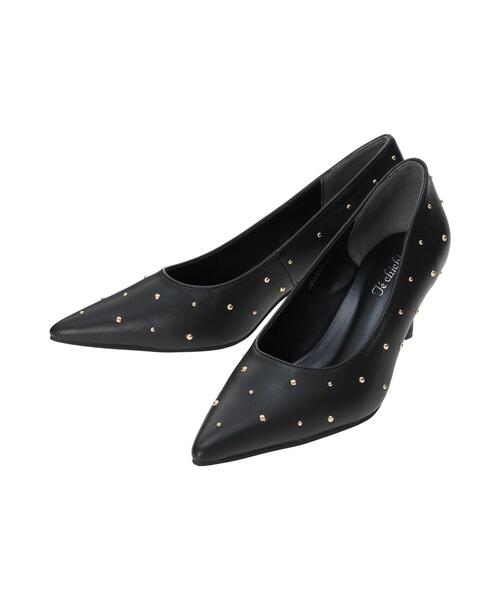 Te chichi(テチチ)の「ドットパンプス(パンプス・レディース・チャコールグレー/ブラック・38/37)」の4枚目の写真