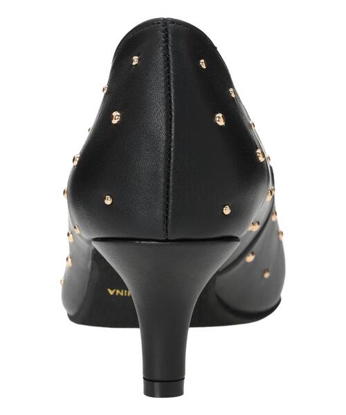 Te chichi(テチチ)の「ドットパンプス(パンプス・レディース・チャコールグレー/ブラック・38/37)」の5枚目の写真