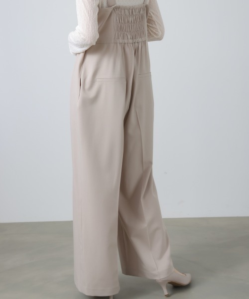 Bou Jeloud（ブージュルード）の「【はあちゅう*Bou Jeloud】ウエストタックサロペット（サロペット/オーバーオール・レディース・ネイビー/ベージュ・FREE）」の13枚目の写真