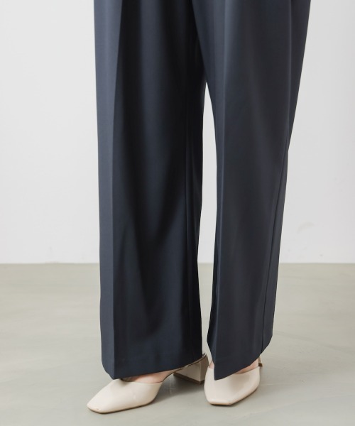 Bou Jeloud（ブージュルード）の「【はあちゅう*Bou Jeloud】ウエストタックサロペット（サロペット/オーバーオール・レディース・ネイビー/ベージュ・FREE）」の3枚目の写真