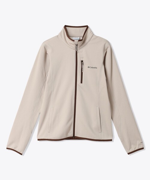 Columbia（コロンビア）の「Columbia/ ウィメンズエッセンシャルハイクグリッドフリースフルジップ /コロンビア（その他トップス・レディース・グレー/ブラック/ストーン・L/M/XL/S）」の2枚目の写真